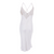 Bushra Vegan Silk Pearly Cupro Midi Dress Product Back View